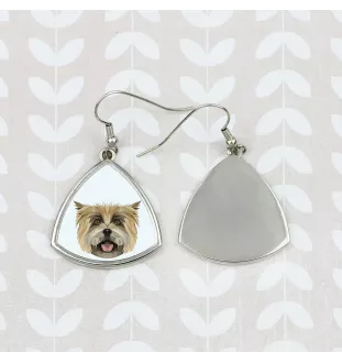 Cairn Terrier kolczyk geometryczny Art-Dog