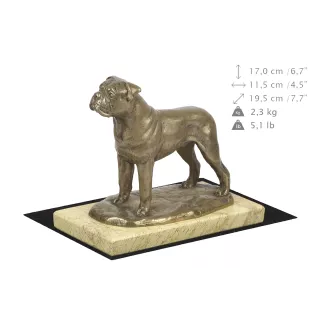 Bullmastiff statuetka na piaskowym kamieniu Art-Dog
