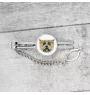 Cairn Terrier - geometric tie clip with a picture and inscription from Art-Dog