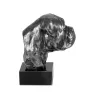 Bullmastiff - figurine on marble, covered with silver metal, handmade, brand Art-Dog