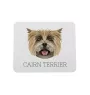 Cairn Terrier - geometrisches Mauspad mit Bild und Aufschrift von Art-Dog