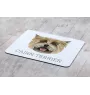 Cairn Terrier - tapis de souris géométrique avec photo et inscription Art-Dog