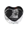 Bullmastiff - Hundebild im Kristall, Kristallherz, einzigartiger Bilderrahmen der Marke Art-Dog