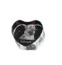 Bullmastiff - a photo of a dog in crystal, crystal heart, unique photo frame from the Art-Dog brand