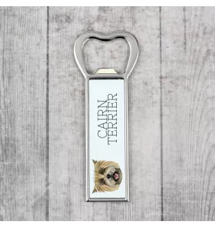 Cairn Terrier - bottle opener with a picture and inscription for beer by Art-Dog