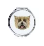 Cairn Terrier - mirror with a geometric design and the brand name Art-Dog