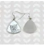 Cairn Terrier - boucles d'oreilles avec chien, boucles d'oreilles pendantes avec photo, bijoux personnalisés avec impression de la marque Art-Dog