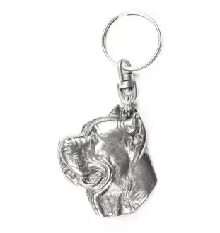Cane Corso, Italian Cane Corso - Silver-plated dog pendant, handbag decoration, backpack pendant by Art-Dog brand