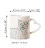 Cairn Terrier - cup with a dog, adorable cup with a heart-shaped handle, universal gift from the Art-Dog brand
