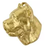 Cane Corso, Italian Cane Corso - Gilded key ring with dog, handbag decoration, luxury accessory by Art-Dog brand