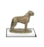 Bullmastiff - dog figurine, figure on a white base, trophy for Art-Dog dog show exhibition