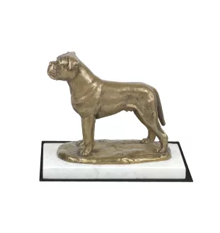 Bullmastiff statuetka na jasnym kamieniu Art-Dog
