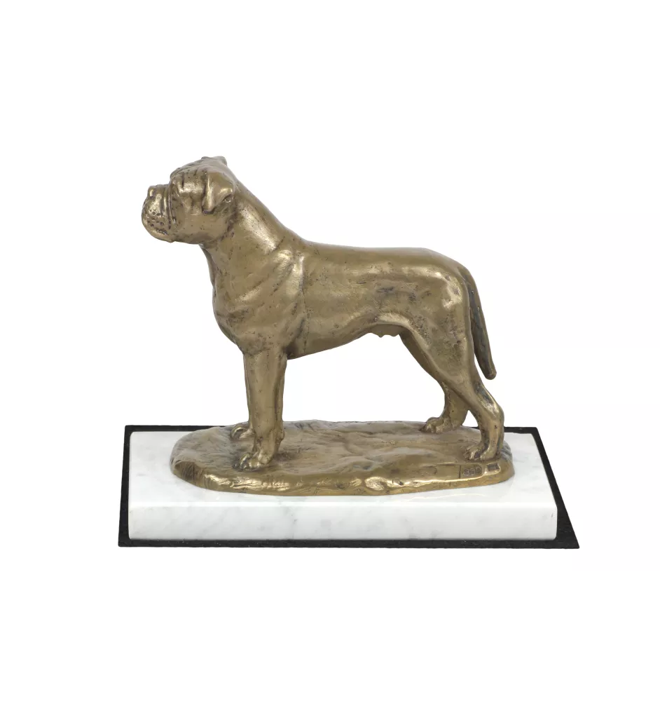 Bullmastiff statuetka na jasnym kamieniu Art-Dog
