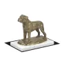 Bullmastiff - dog figurine, statue on white marble, trophy for Art-Dog dog show exhibition