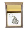 Cane Corso, Chien De Cour Italien - Pendentif argenté avec un chien dans une boîte décorative, décoration de sac à main, pendentif de sac à dos par la marque Art-Dog