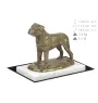 Bullmastiff - une statuette de chien, une figurine en marbre blanc, un trophée pour l'exposition de chiens de la marque Art-Dog