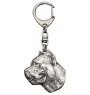 Cane Corso, Chien De Cour Italien - Porte-clés argenté avec un chien dans une boîte cadeau, décoration de sac à main, pendentif de sac à dos par la marque Art-Dog