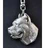 Cane Corso, Italienischer Corso-Hund, Cane di Macellaio - Versilberter Schlüsselanhänger mit Hund in einer Geschenkbox, Handtaschenschmuck, Rucksackanhänger der Marke Art-Dog