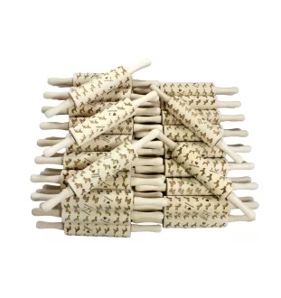 Bullmastiff - small rolling pin with a dog, patterned dough roller, gadget for ceramicists from the Art-Dog brand