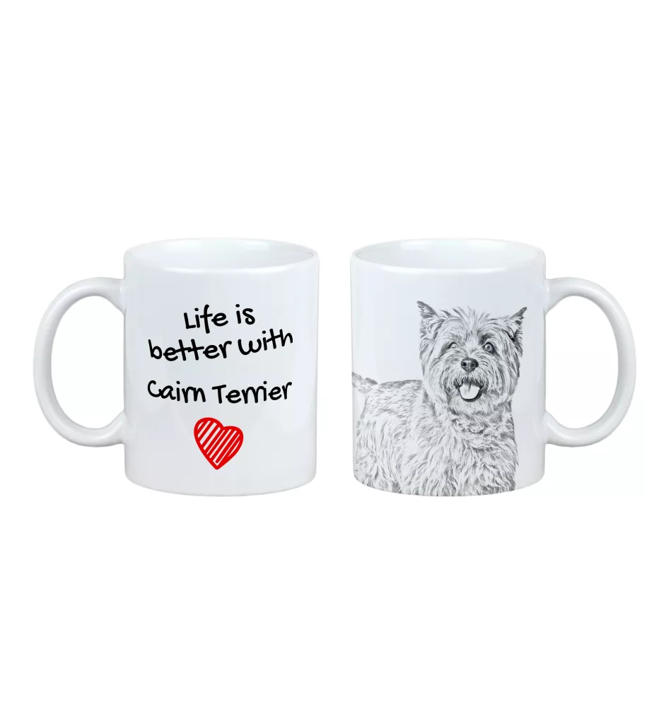 Cairn Terrier - cup with a dog, cup with a photo, personalized gift from the Art-Dog brand