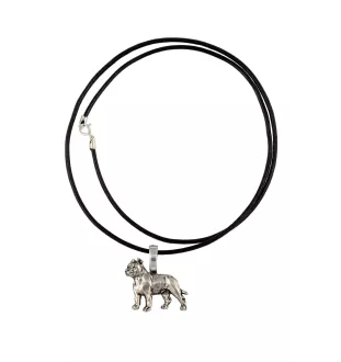 Cane Corso, Italienischer Corso-Hund, Cane di Macellaio I - Hundehalsband, versilberter Anhänger für den Hundeliebhaber, dezenter Schmuck von Art-Dog