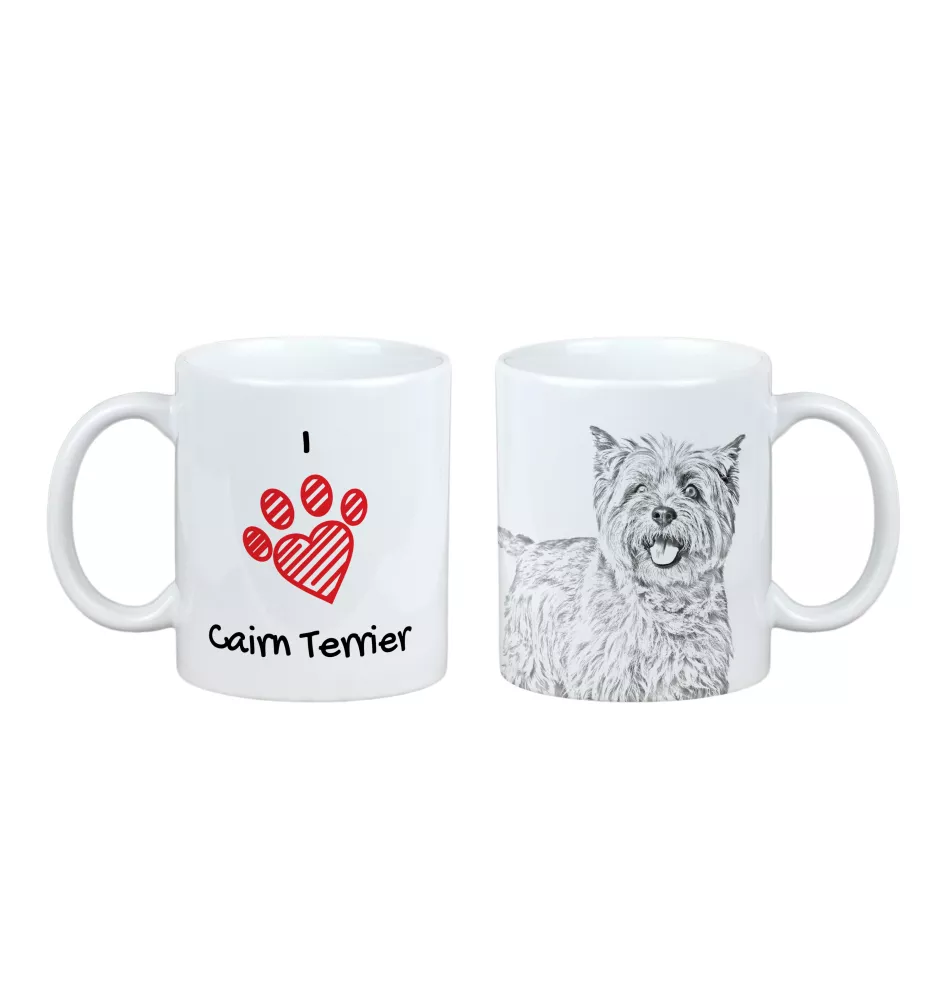 Cairn Terrier - tasse avec chien, une tasse adorable avec une illustration, un cadeau avec votre photo de la marque Art-Dog