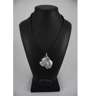 Cane Corso, Italian Cane Corso - Dog necklace in gift box, silver-plated locket for dog fan, striking pendant by Art-Dog brand