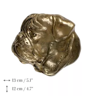 Bullmastiff - plaque commémorative avec chien, remerciement personnalisé, récompense, diplôme avec dédicace de la marque Art-Dog