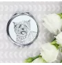 Cairn Terrier - miroir de poche avec chien, miroir personnalisé pour sac à main, miroir compact avec impression de la marque Art-Dog