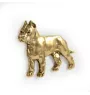 Cane Corso, Chien De Cour Italien I - Broche de chien dans une boîte décorative, épingle élégante en plaqué or, épingle de veste de la marque Art-Dog
