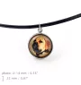 Bullmastiff - jewelry with your photo box, set of necklace and earrings, personalized products from the Art-Dog brand