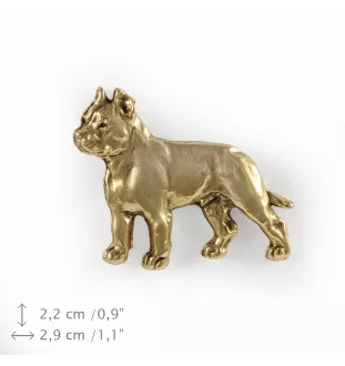 Cane Corso, Chien De Cour Italien I - broche plaquée or, ornement élégant pour chien, broche unique de la marque Art-Dog