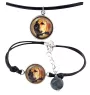 Bullmastiff - a set of jewelry with your photo, handmade set, bracelet and necklace by Art.-Dog brand