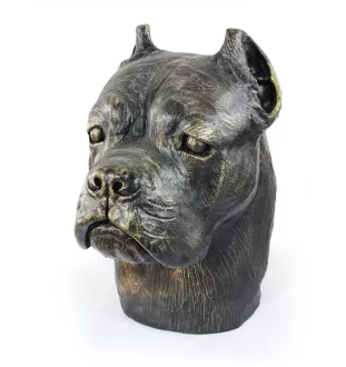 Cane Corso, Italienischer Corso-Hund, Cane di Macellaio - Hundebüste, großer Hundekopf für den Garten, einzigartige Wohnzimmerdekoration der Marke Art-Dog