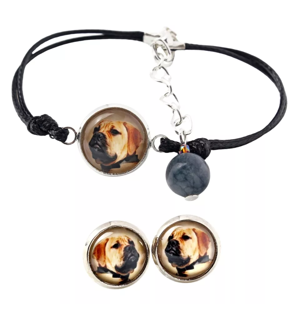 Bullmastiff - Schmuckset mit Ihrem Foto, Schmuckstück für Frauen, handgefertigtes Produkt, handgefertigtes Produkt mit Leidenschaft für die Marke Art-Dog.