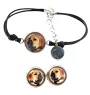 Bullmastiff - ensemble de bijoux avec votre photo, accessoire féminin, article fait main, produit fabriqué à la main avec passion pour la création de la marque Art-Dog