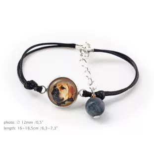 Bullmastiff - a set of jewelry with your photo, a woman's ornament, handmade item, a product made with passion for creating the Art-Dog brand.