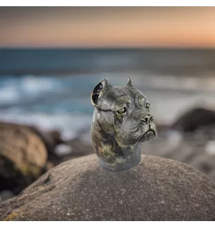 Cane Corso, Chien De Cour Italien - buste de chien, grande tête de chien pour le jardin, décoration de salon unique par la marque Art-Dog