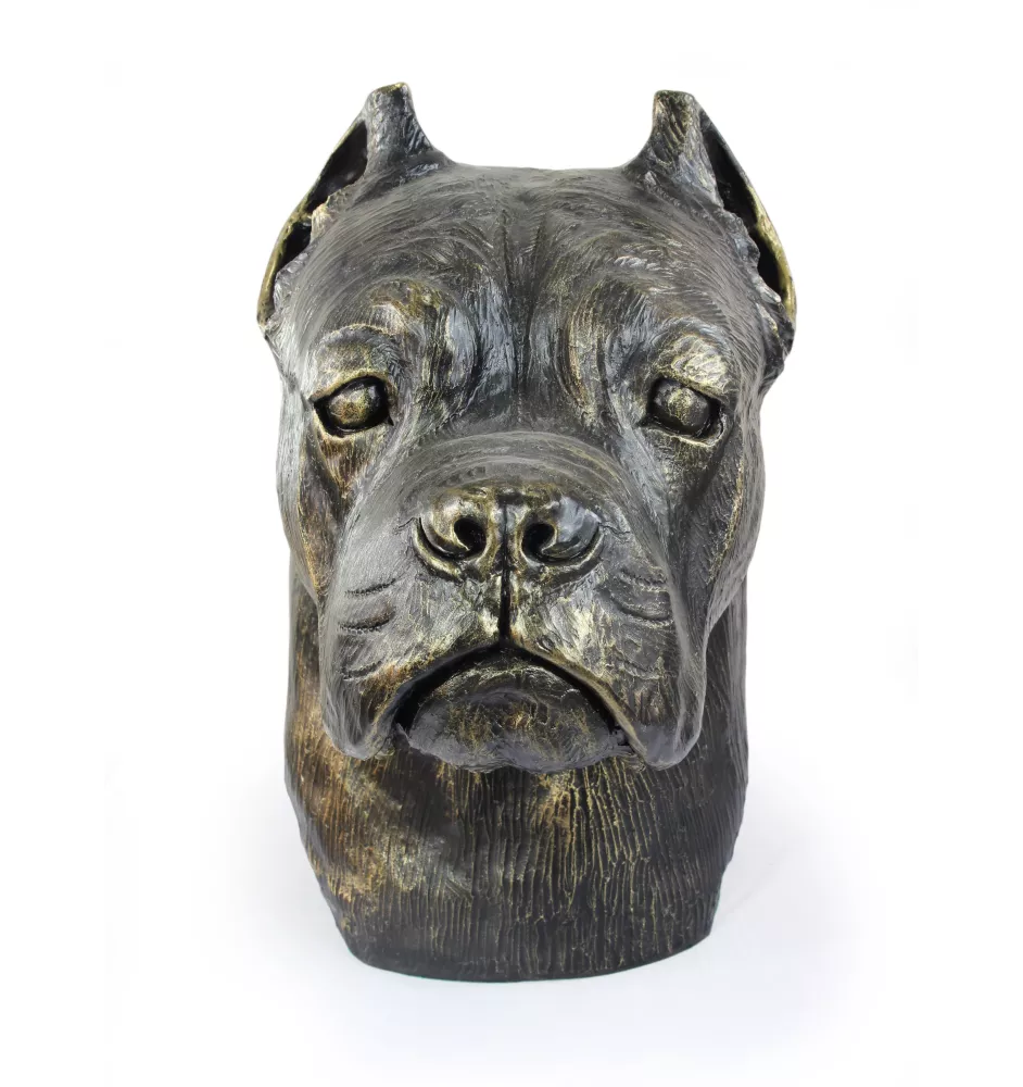 Cane Corso, Italian Cane Corso - urn for dog ashes, dog bust, large dog head for garden by Art-Dog