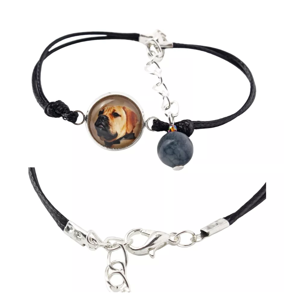 Bullmastiff - Armband in einer Schachtel mit Ihrem Foto, femininer Schmuck, ein ausgezeichnetes Geschenk der Marke Art-Dog.