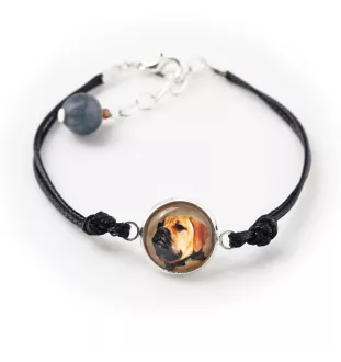 Bullmastiff - bracelet in a box with your photo, feminine jewelry, perfect gift from Art-Dog brand