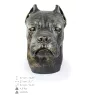 Cane Corso, Italienischer Corso-Hund, Cane di Macellaio - Urne für Hundeasche, Hundebüste, großer Hundekopf für den Garten von Art-Dog