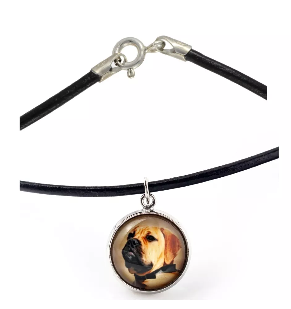 Bullmastiff naszyjnik w pudełku ze zdjęciem Art-Dog