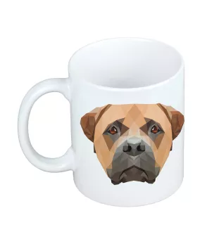 Bullmastiff kubek geometryczny Art-Dog