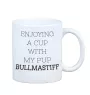 Bullmastiff - cup with a geometric dog image and the inscription Art-Dog