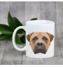 Bullmastiff - cup with a geometric dog image and the inscription Art-Dog