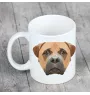 Bullmastiff - Becher mit einem Bild und dem Schriftzug geometrischer Hund Art-Dog