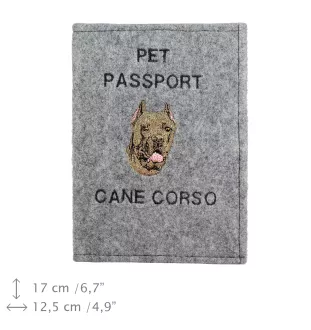 Cane Corso etui na paszport Art-Dog