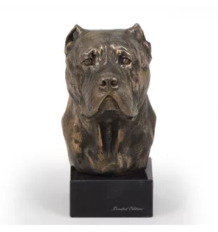 Cane Corso, Italian Cane Corso - Dog statue, bust on stone base, sculpture, trophy for dog show by Art-Dog brand
