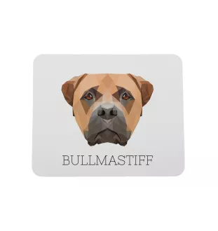 Bullmastiff podkładka geometryczny Art-Dog